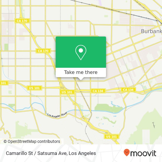 Mapa de Camarillo St / Satsuma Ave