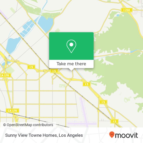 Mapa de Sunny View Towne Homes