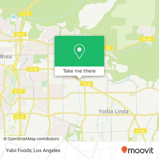 Yubii Foods map