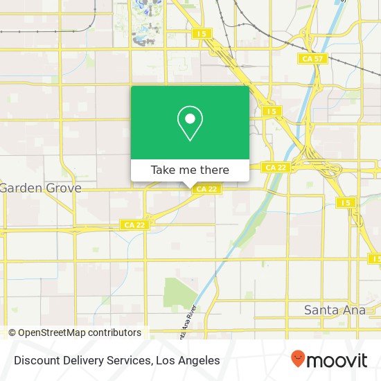 Discount Delivery Services map