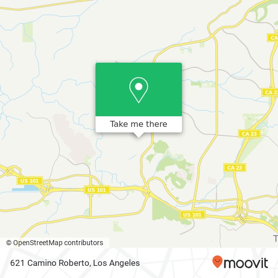 621 Camino Roberto map