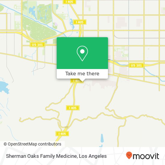 Mapa de Sherman Oaks Family Medicine