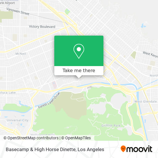 Basecamp & High Horse Dinette map