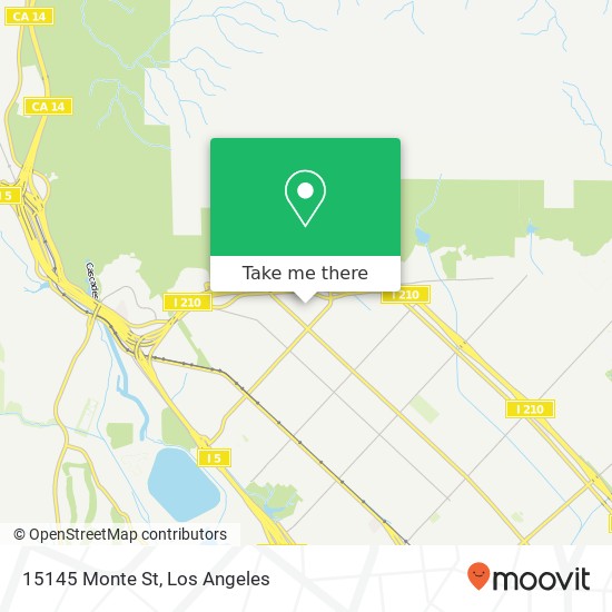 Mapa de 15145 Monte St