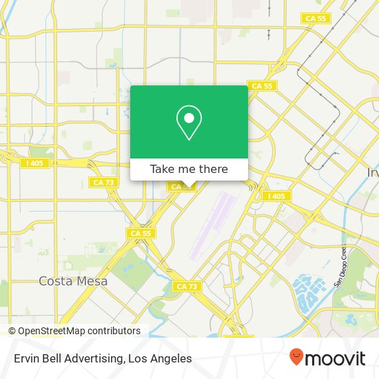 Ervin Bell Advertising map