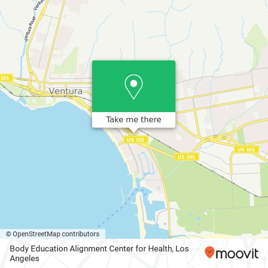 Body Education Alignment Center for Health map