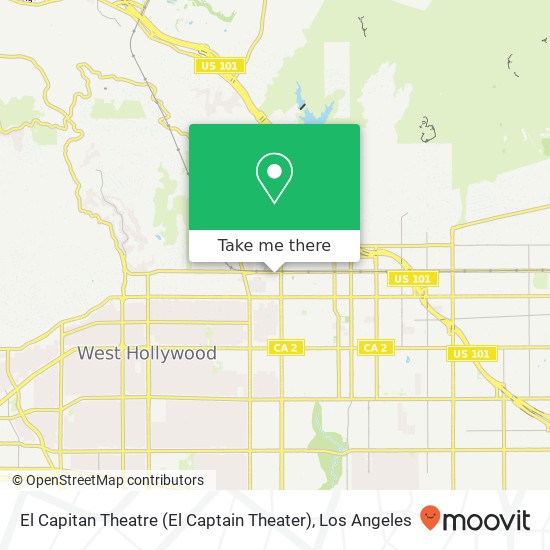El Capitan Theatre (El Captain Theater) map