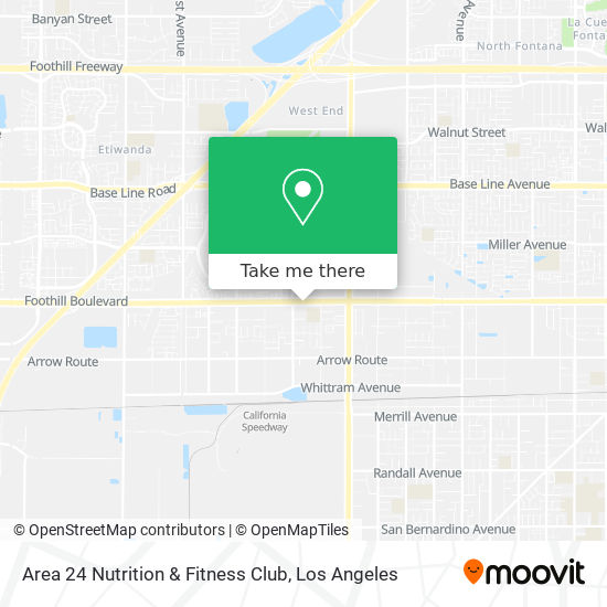 Area 24 Nutrition & Fitness Club map