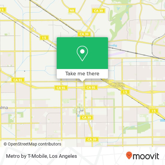 Metro by T-Mobile map