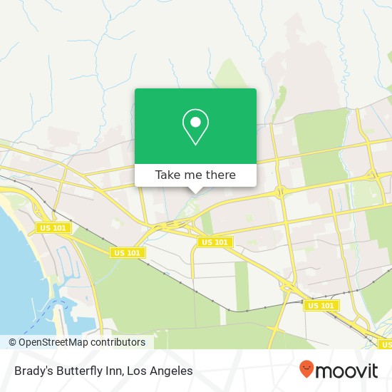 Mapa de Brady's Butterfly Inn