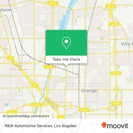 R&W Automotive Services map