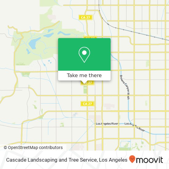 Cascade Landscaping and Tree Service map