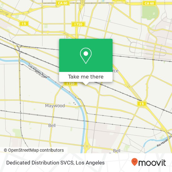 Dedicated Distribution SVCS map