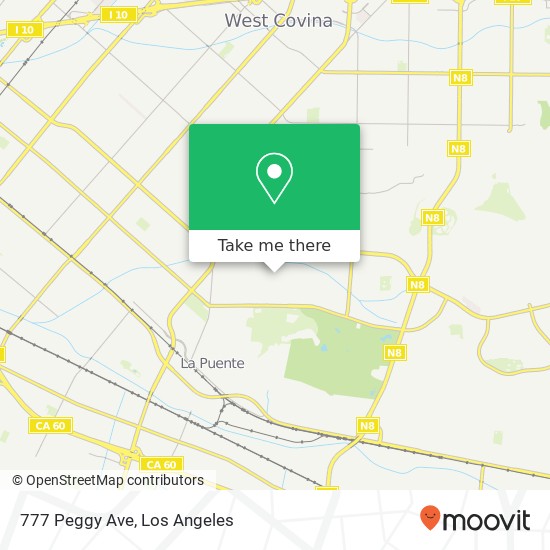Mapa de 777 Peggy Ave