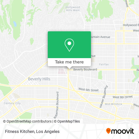 Fitness Kitchen map