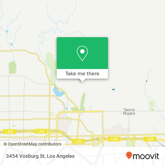 Mapa de 3454 Vosburg St