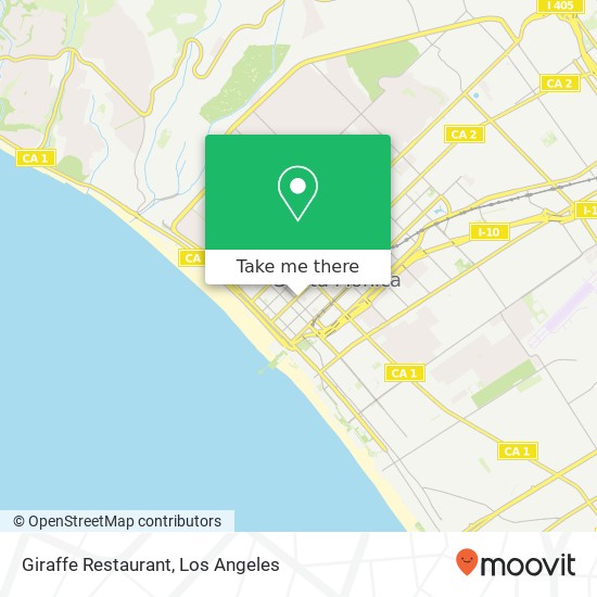 Mapa de Giraffe Restaurant