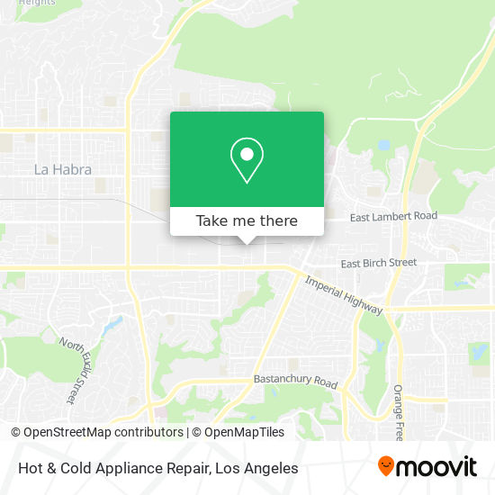 Mapa de Hot & Cold Appliance Repair