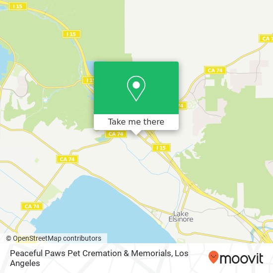 Peaceful Paws Pet Cremation & Memorials map
