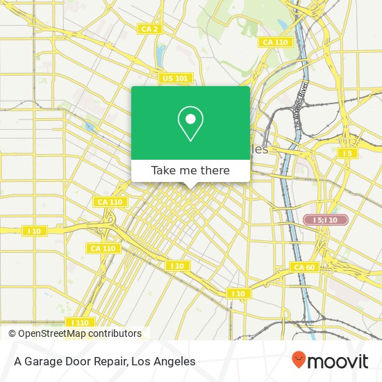 A Garage Door Repair map