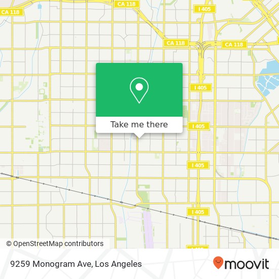9259 Monogram Ave map