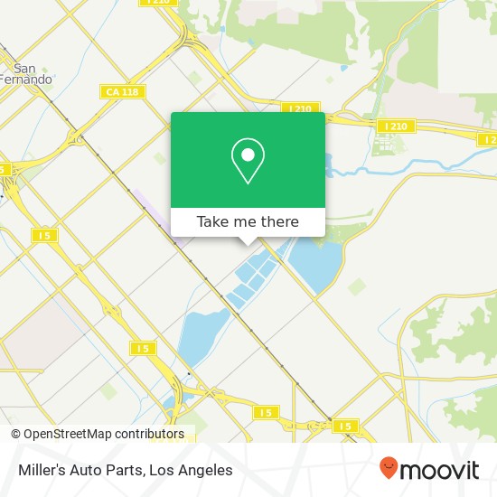 Miller's Auto Parts map