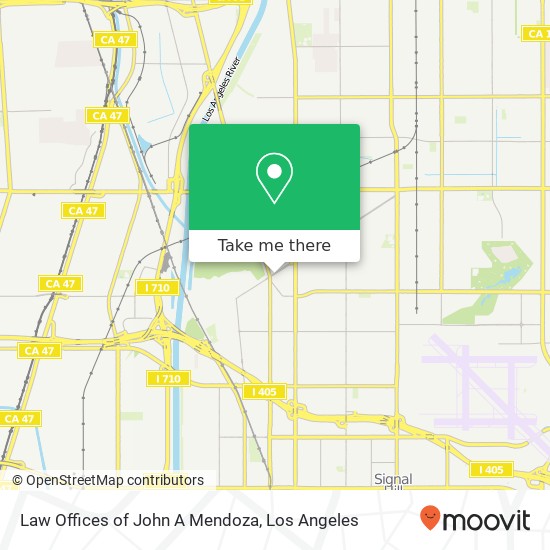 Law Offices of John A Mendoza map