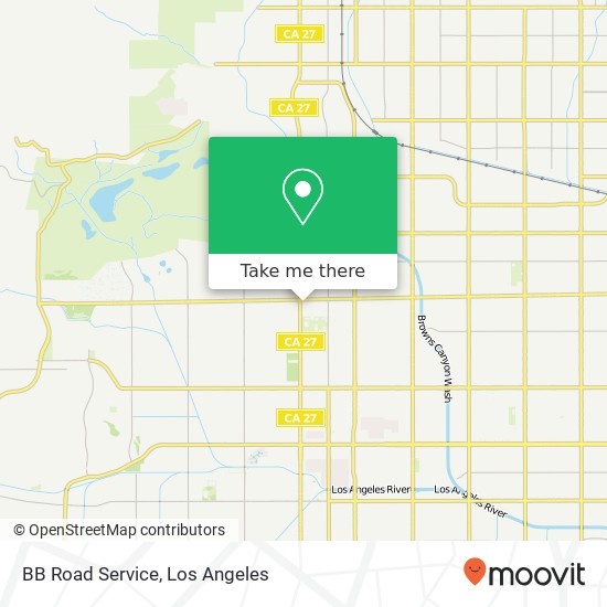 BB Road Service map