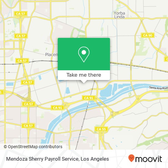 Mendoza Sherry Payroll Service map