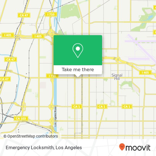 Emergency Locksmith map