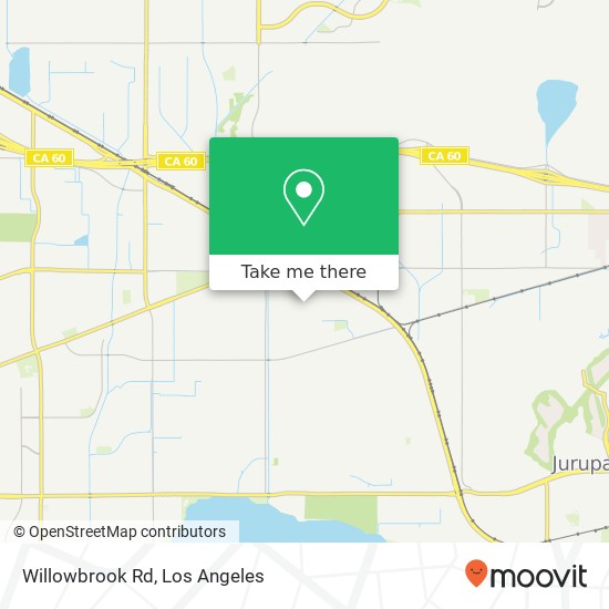 Mapa de Willowbrook Rd