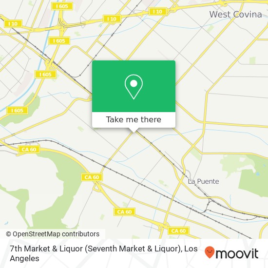 Mapa de 7th Market & Liquor (Seventh Market & Liquor)