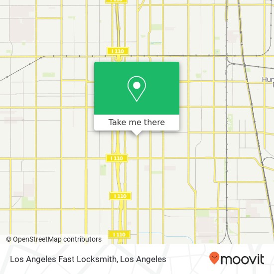 Mapa de Los Angeles Fast Locksmith