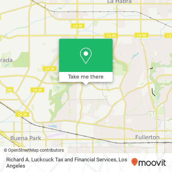 Richard A. Luckcuck Tax and Financial Services map