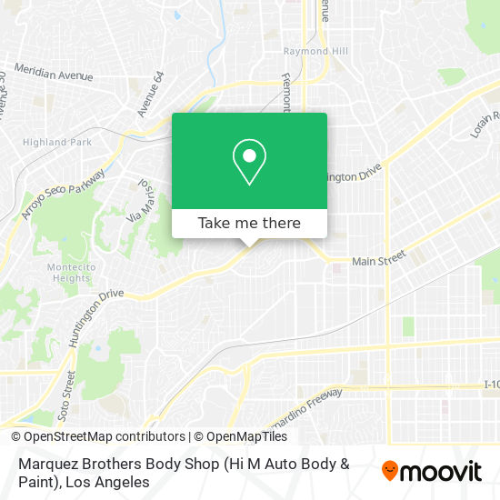 Marquez Brothers Body Shop (Hi M Auto Body & Paint) map