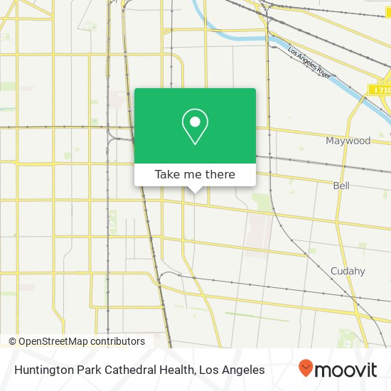 Huntington Park Cathedral Health map