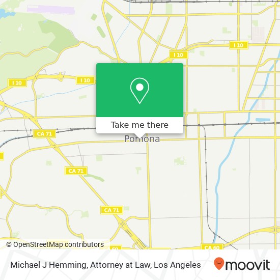 Mapa de Michael J Hemming, Attorney at Law