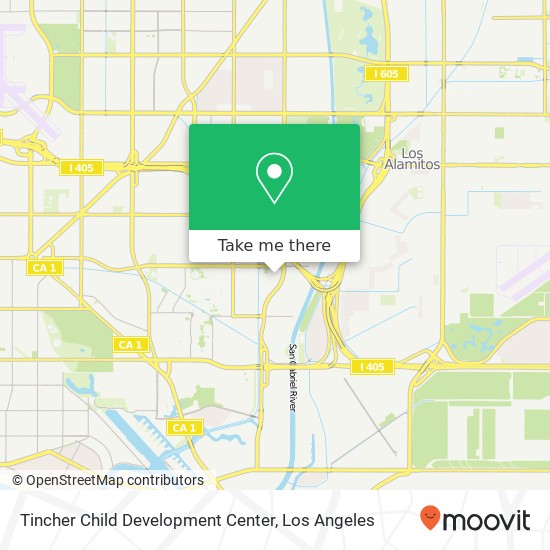 Tincher Child Development Center map