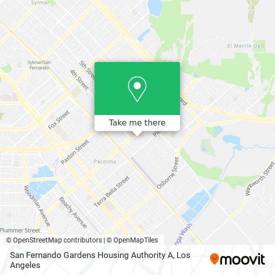 San Fernando Gardens Housing Authority A map
