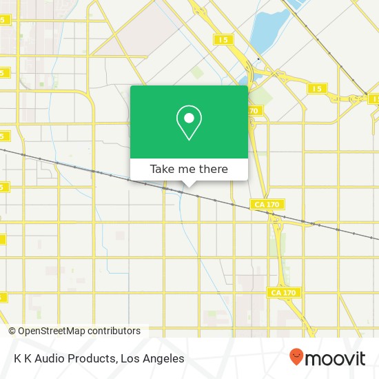 K K Audio Products map