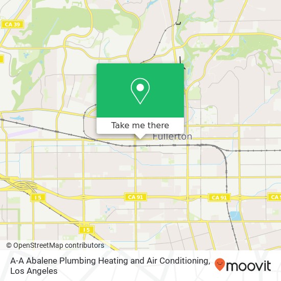 Mapa de A-A Abalene Plumbing Heating and Air Conditioning