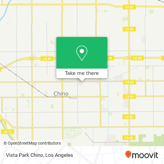 Vista Park Chino map
