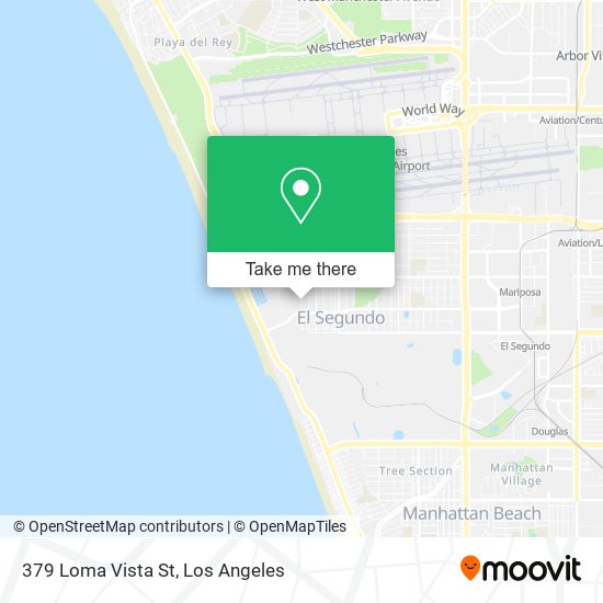 379 Loma Vista St map