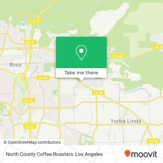 North County Coffee Roasters map