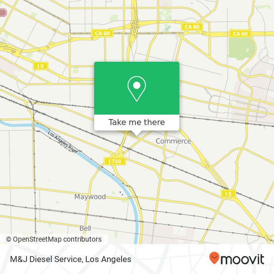 M&J Diesel Service map