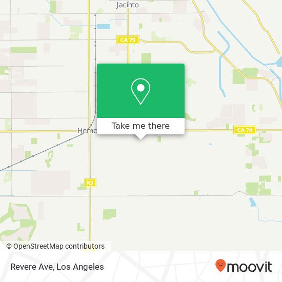 Mapa de Revere Ave