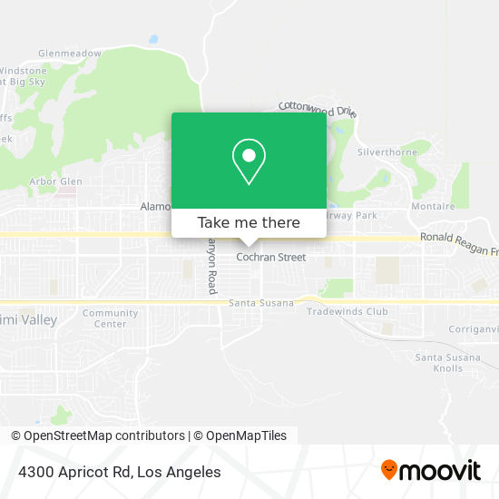 Mapa de 4300 Apricot Rd