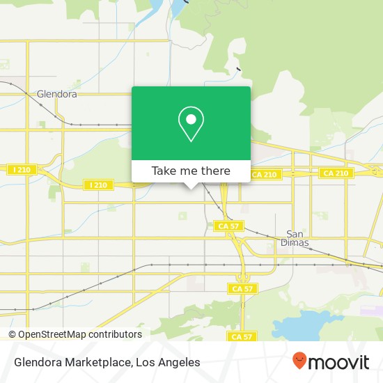 Glendora Marketplace map