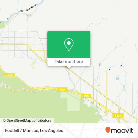 Mapa de Foothill / Marnice