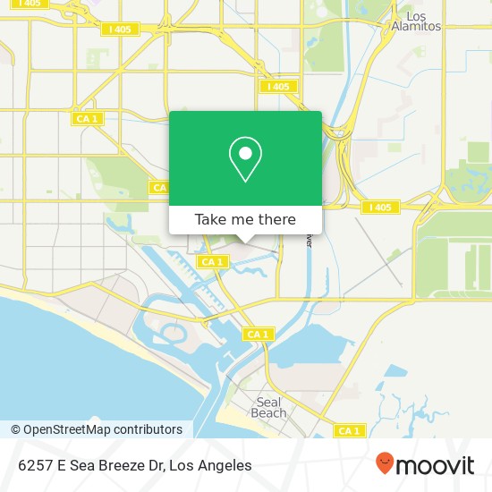 Mapa de 6257 E Sea Breeze Dr